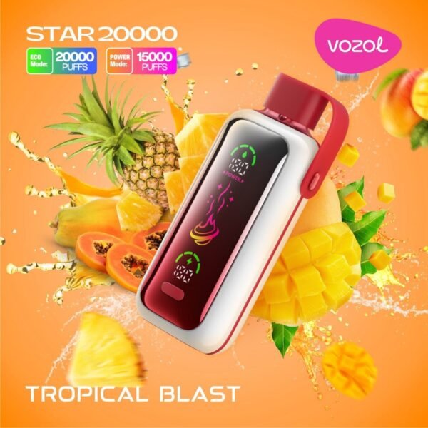 Vozol Star 20K Puffs  (5% nicotine) Tropical Blast