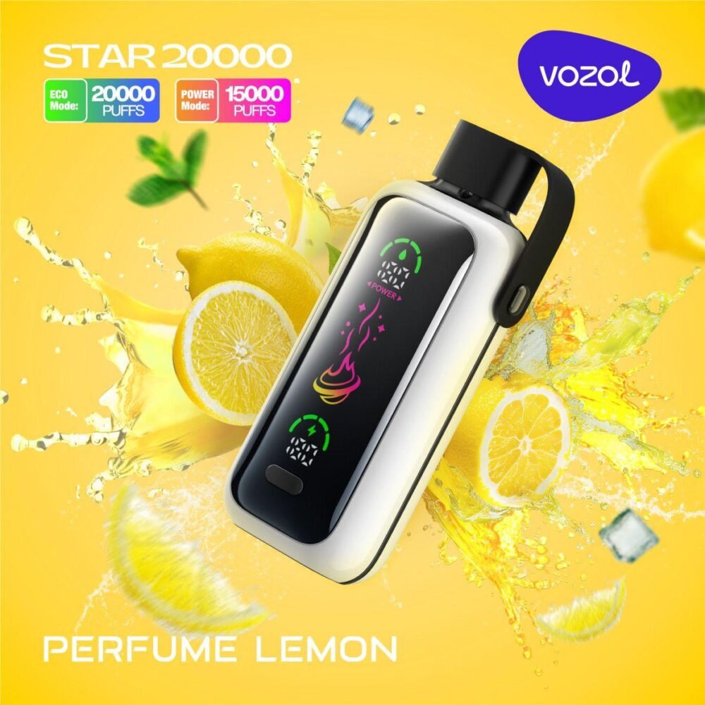 Vozol Star 20K Puffs  (5% nicotine) Perfume Lemon