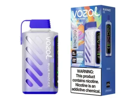 Vozol Gear Power 20000 puffs (5% nicotine)  Blue Razz Ice