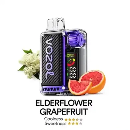 Vozol Vista 20000 puffs  (5% nicotine)  Elderflower Grapefruit