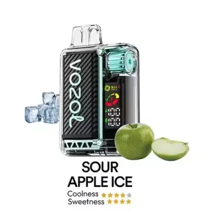 Vozol Vista 20000 puffs  (5% nicotine)  Sour Apple Ice