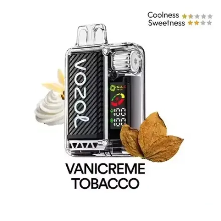 Vozol Vista 20000 puffs  (5% nicotine)  Vanicreme Tobacco