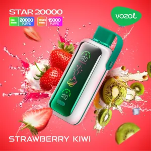 Vozol Star 20K Puffs  (5% nicotine) Strawberry kiwi