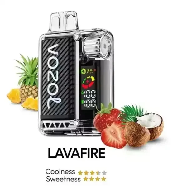 Vozol Vista 20000 puffs  (5% nicotine)  LavaFire