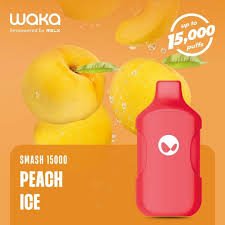 Waka 15000 Puffs – Peach Ice