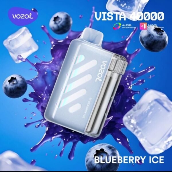vozol vista 40k 5%nicotine blueberry ice