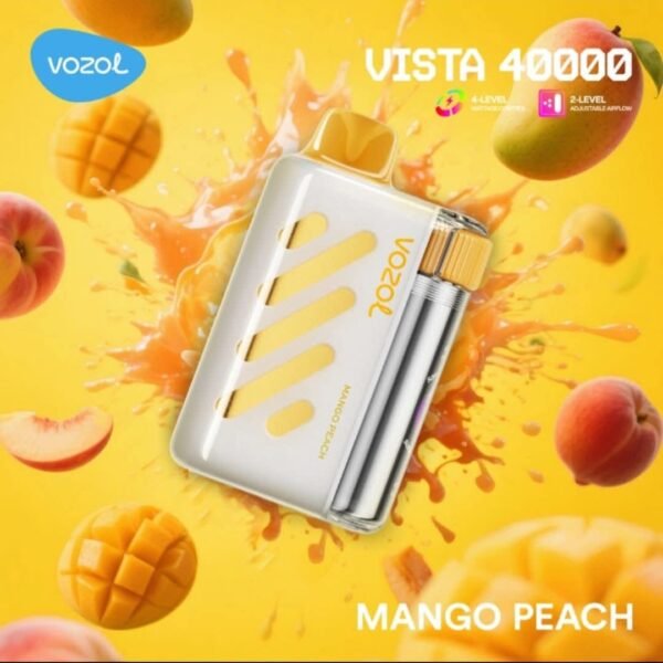vozol vista mango peach 40k